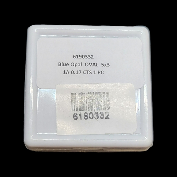 NEW Oval Oregon Blue Opal Loose Gemstone (0.17 ctw.) - Picture 6 of 6